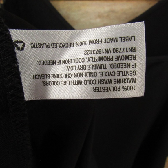 a new day Black V-Neck Polyester Maxi Dress XL - Picture 14 of 16